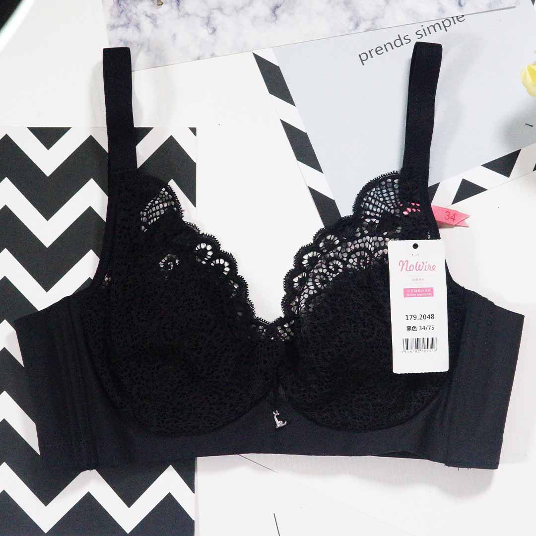 輕薄透氣性感水晶杯無海綿聚攏記憶軟鋼圈內衣