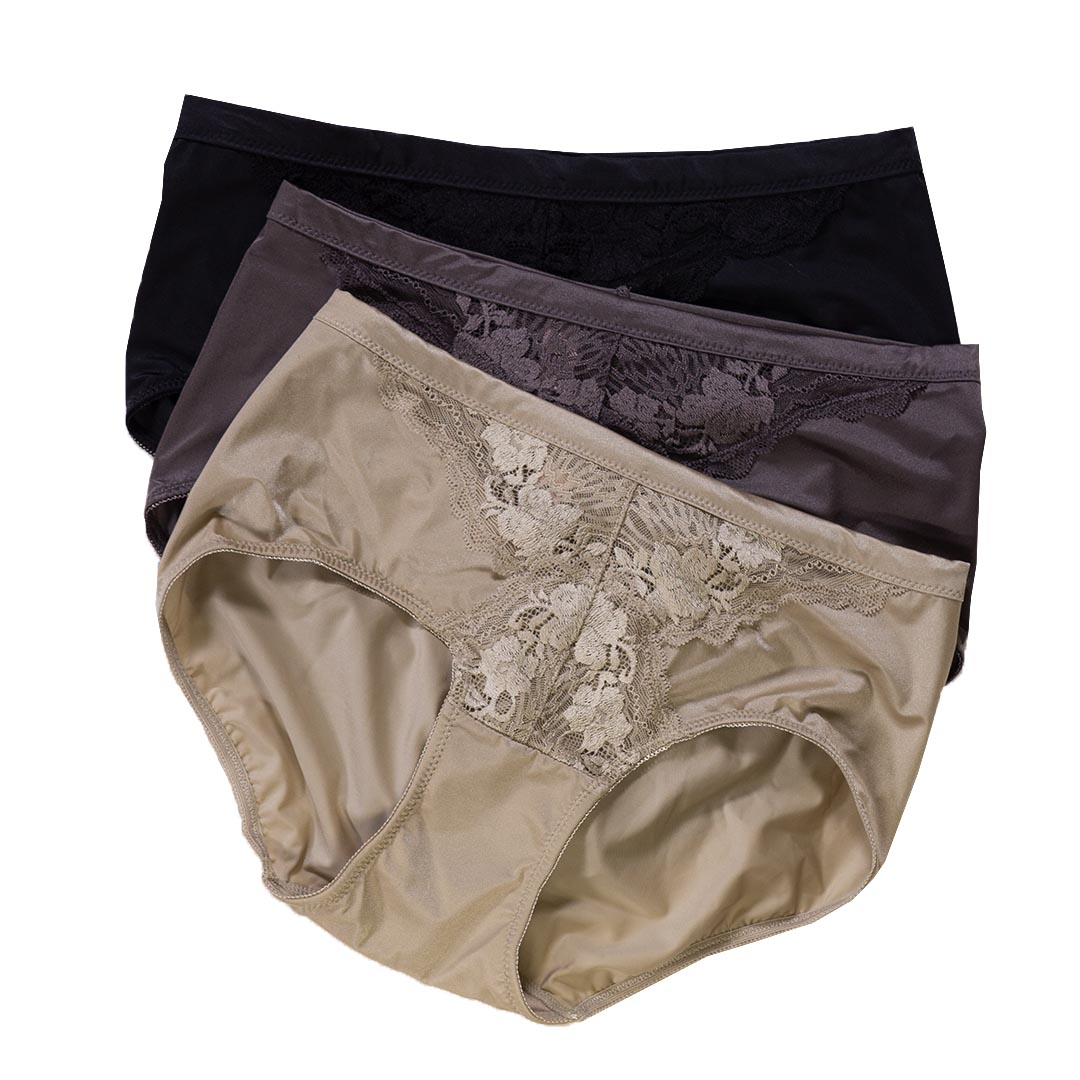 光感絲滑無痕遮胃腩-法式內衣-立體針孔杯 配套褲仔