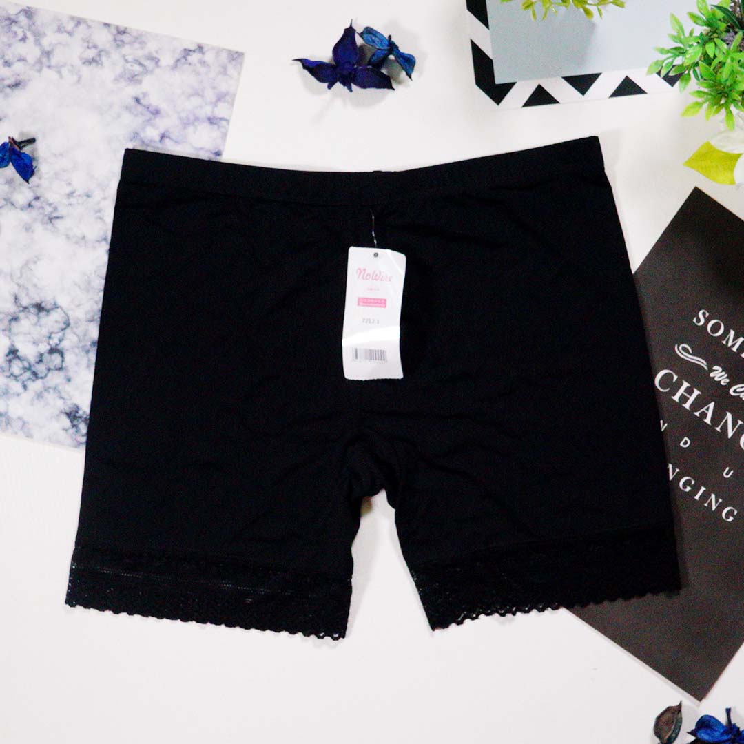 無痕透氣打孔冰絲安全防走光3分褲 M-3XL碼