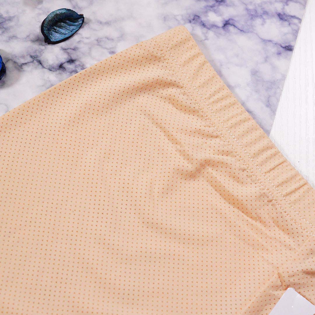 無痕透氣打孔冰絲安全防走光3分褲 M-3XL碼