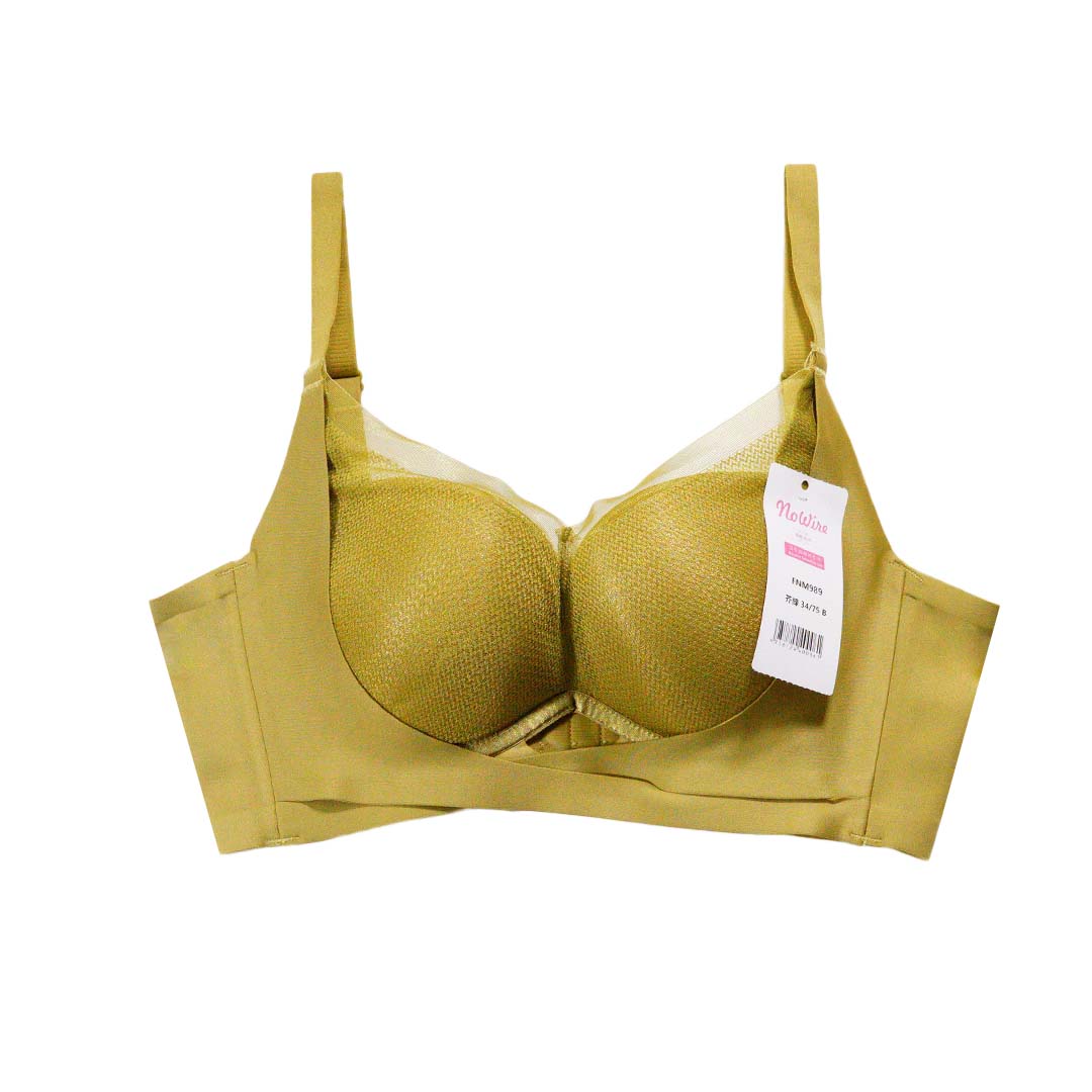 院線能量石塑型無痕無鋼圈小胸聚攏收副乳防下垂調整型內衣