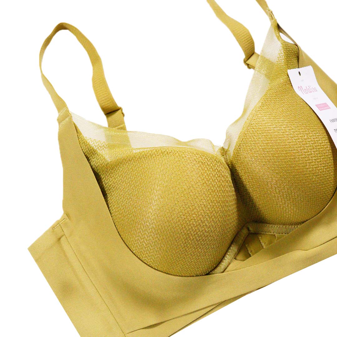 院線能量石塑型無痕無鋼圈小胸聚攏收副乳防下垂調整型內衣