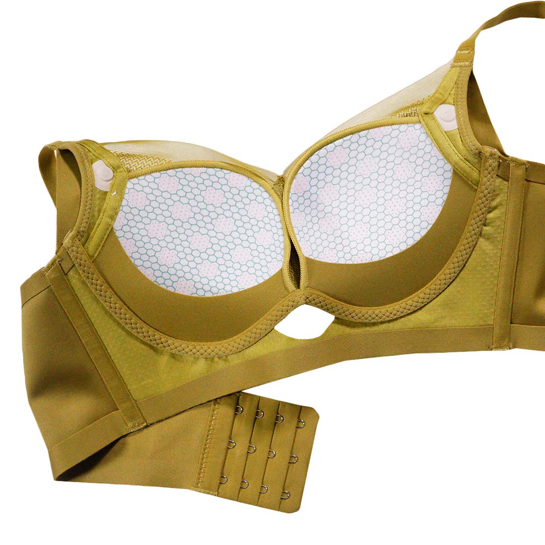 院線能量石塑型無痕無鋼圈小胸聚攏收副乳防下垂調整型內衣