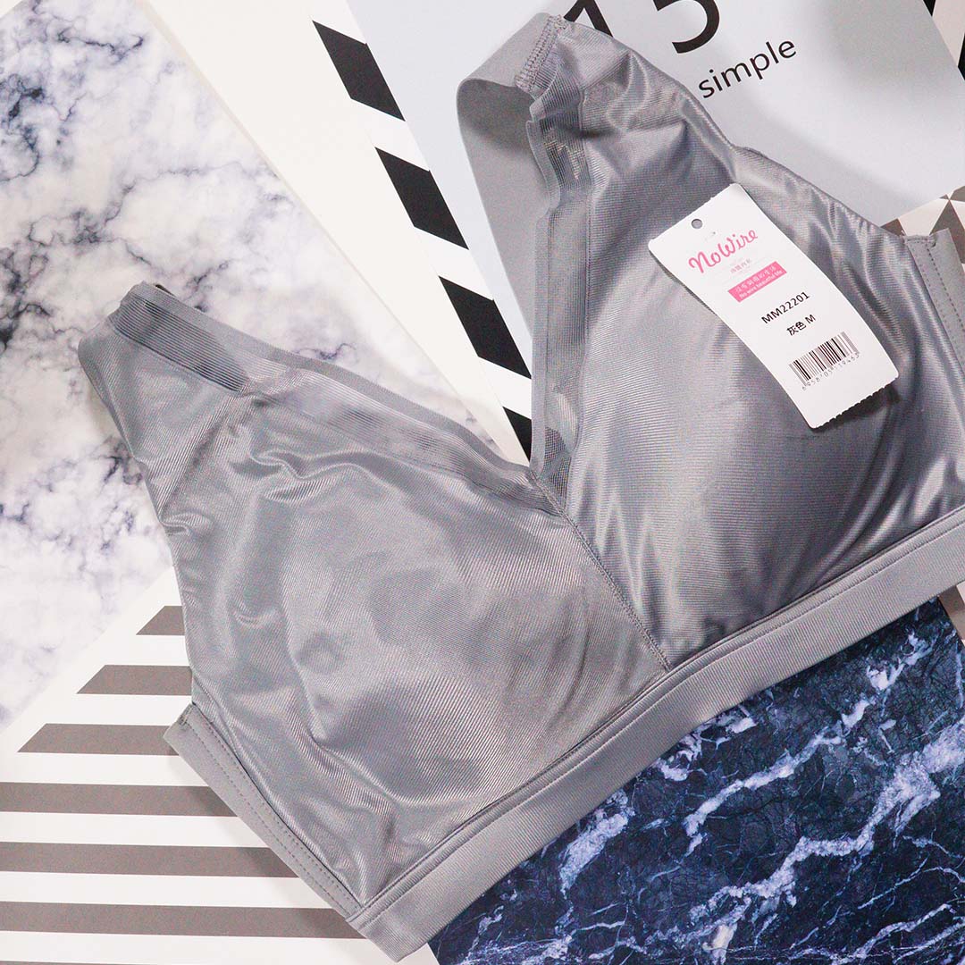 輕柔透氣無鋼圈天然桑蠶絲養護內衣