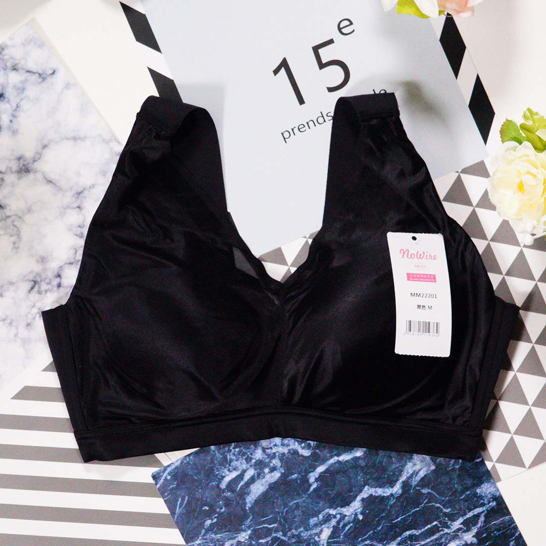 輕柔透氣無鋼圈天然桑蠶絲養護內衣