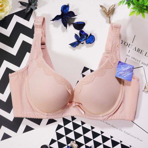 High-performance lace push-up adjustable bra  Professional fat-building series