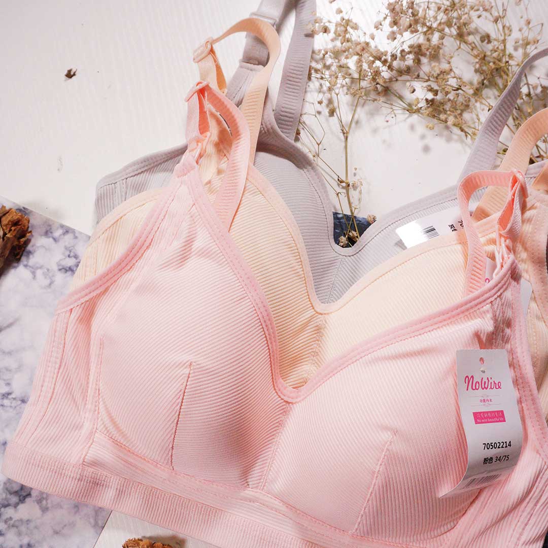 媽咪最愛，純棉便捷哺乳上開扣內衣