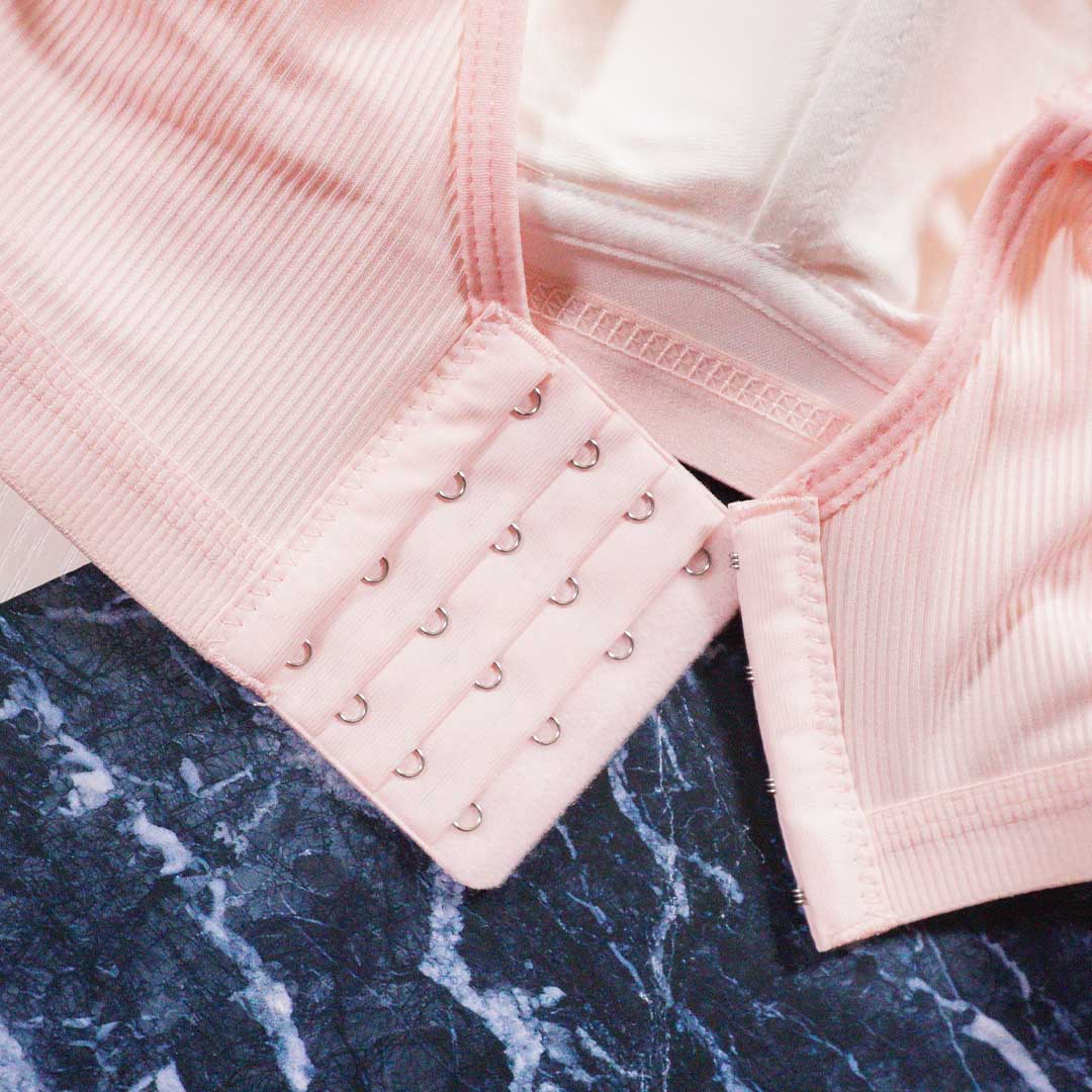 媽咪最愛，純棉便捷哺乳上開扣內衣