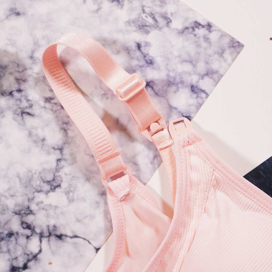 媽咪最愛，純棉便捷哺乳上開扣內衣