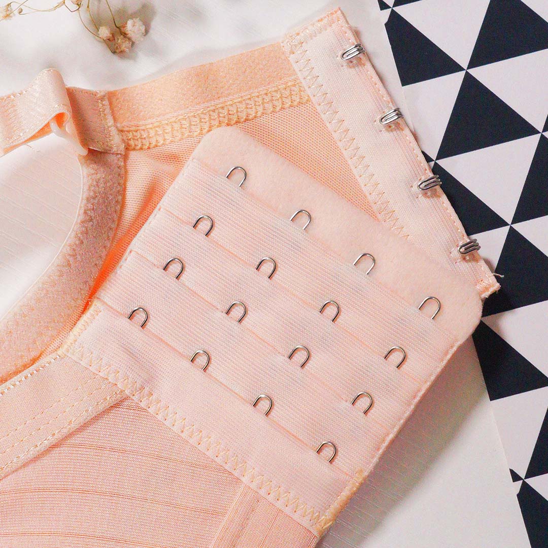 莫代爾哺乳内衣性感半透明前開扣無鋼圈孕婦內衣