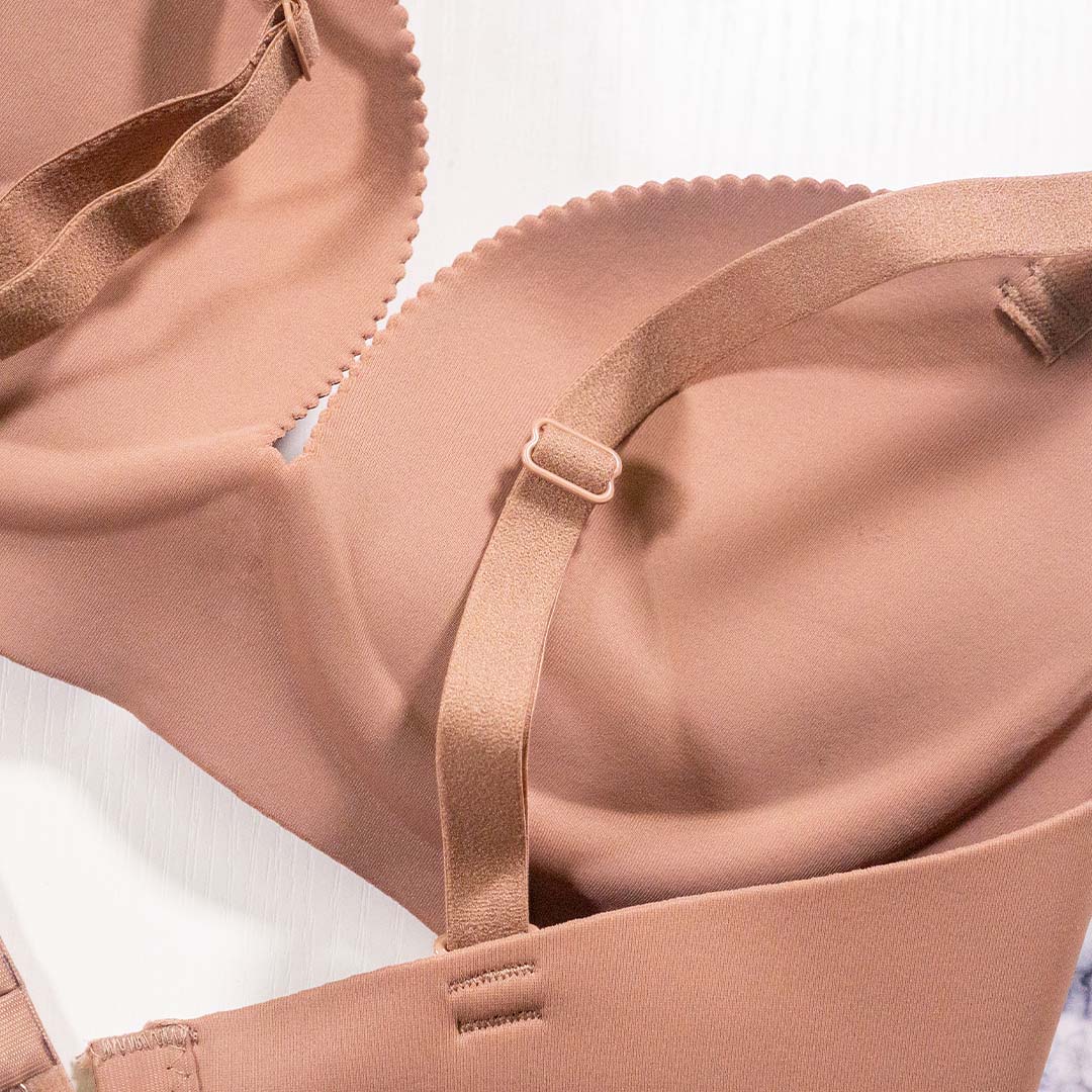 夏季日系紐扣性感嫵媚光面聚攏加厚內衣