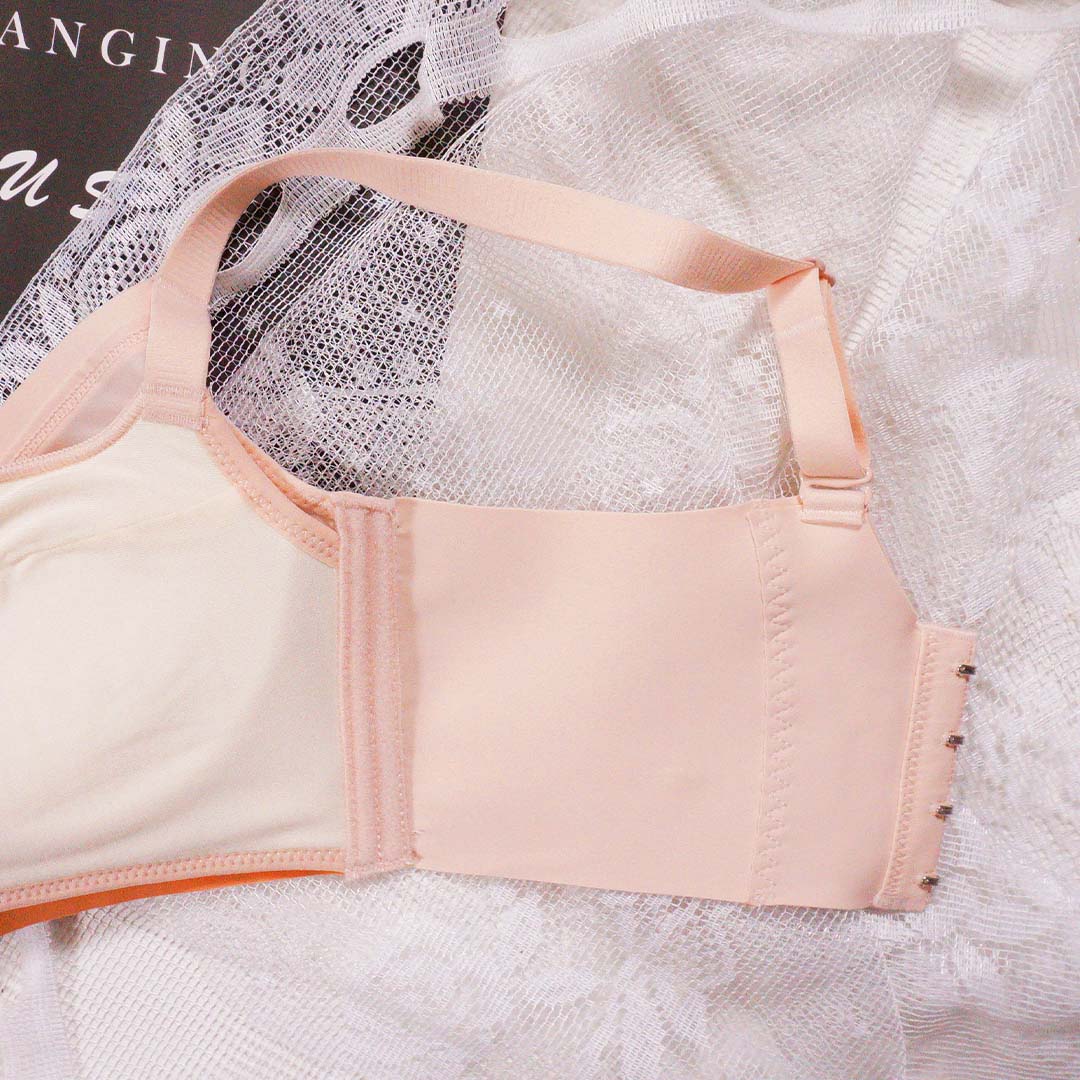 夏季光面親膚棉無鋼圈小胸聚攏上托調整型內衣（售完即止）