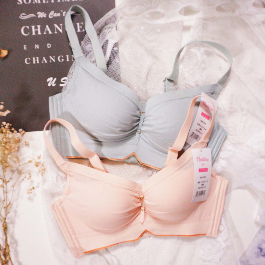 夏季光面親膚棉無鋼圈小胸聚攏上托調整型內衣（售完即止）