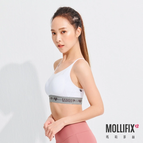 【MOLLIFIX】Pixel Art A++簡約細肩帶舒心BRA