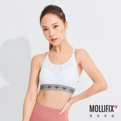 【MOLLIFIX】Pixel Art A++簡約細肩帶舒心BRA