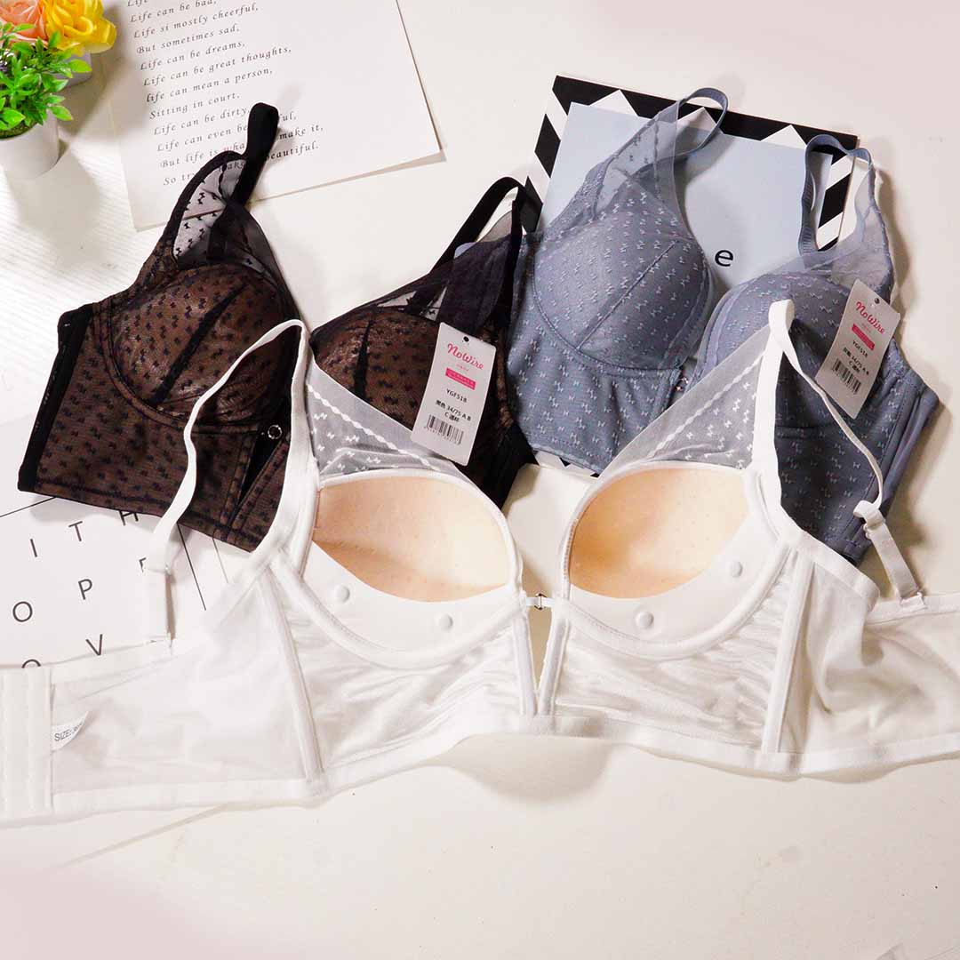 超薄無鋼圈火山能量石淨化內衣