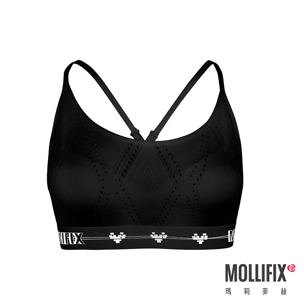 【MOLLIFIX】Pixel Art A++簡約細肩帶舒心BRA