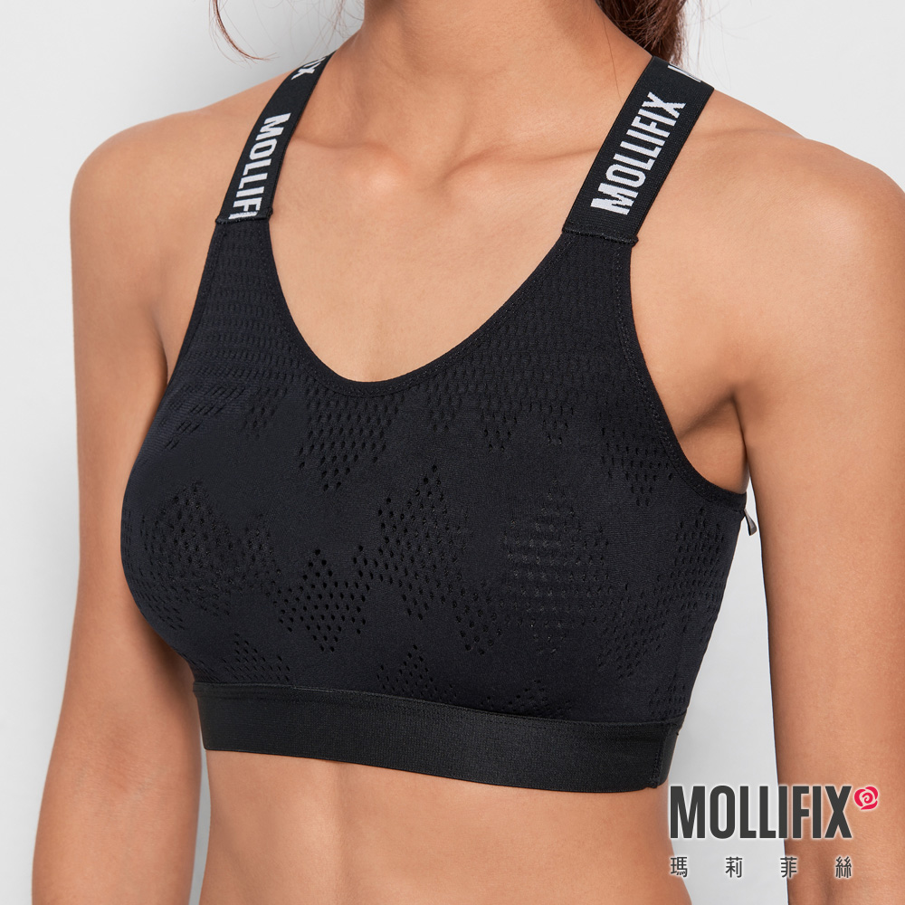 【MOLLIFIX】A++交叉可調肩帶呼吸BRA