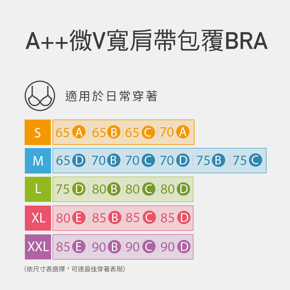 【MOLLIFIX】A++微V寬肩帶包覆BRA