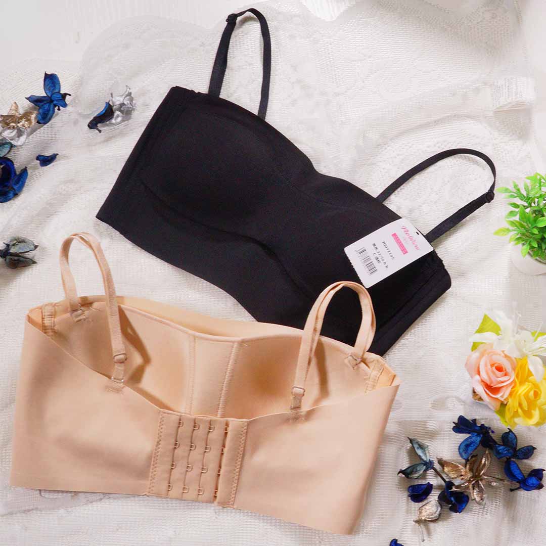 夏季薄款隱形防滑抹胸無痕無肩帶內衣