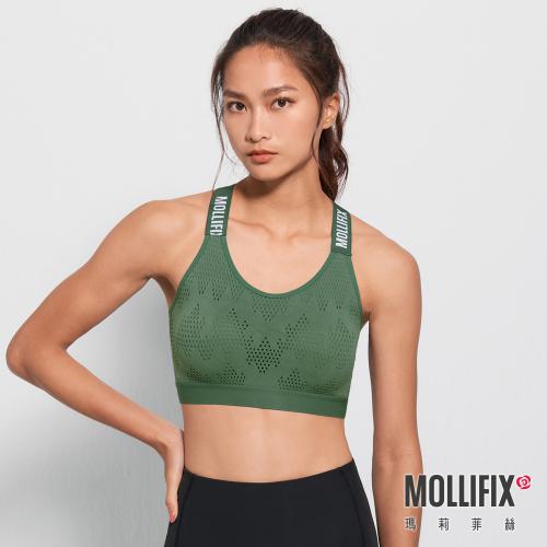 【MOLLIFIX】A++ adjustable cross-support shoulder strap sports bra