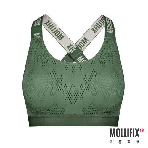 【MOLLIFIX】A++ adjustable cross-support shoulder strap sports bra