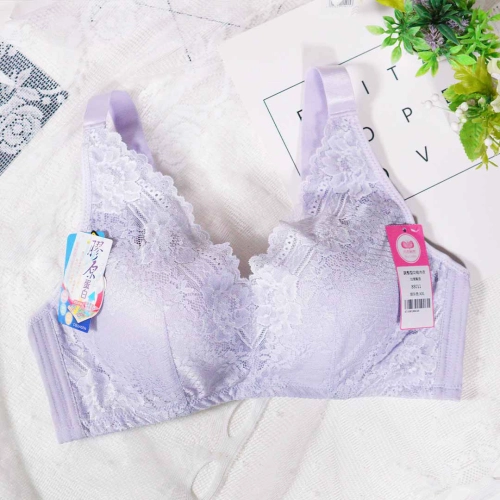 浪漫天使深V無鋼圈提托修副乳調整型內衣 - 無鋼圈