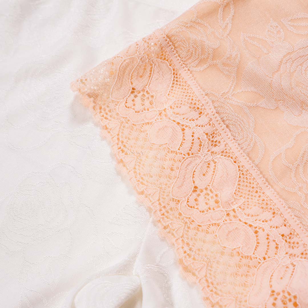 冰絲無痕提花平角安全褲防走光褲