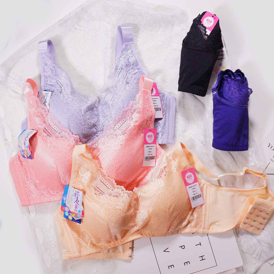 浪漫天使深V無鋼圈提托修副乳調整型內衣