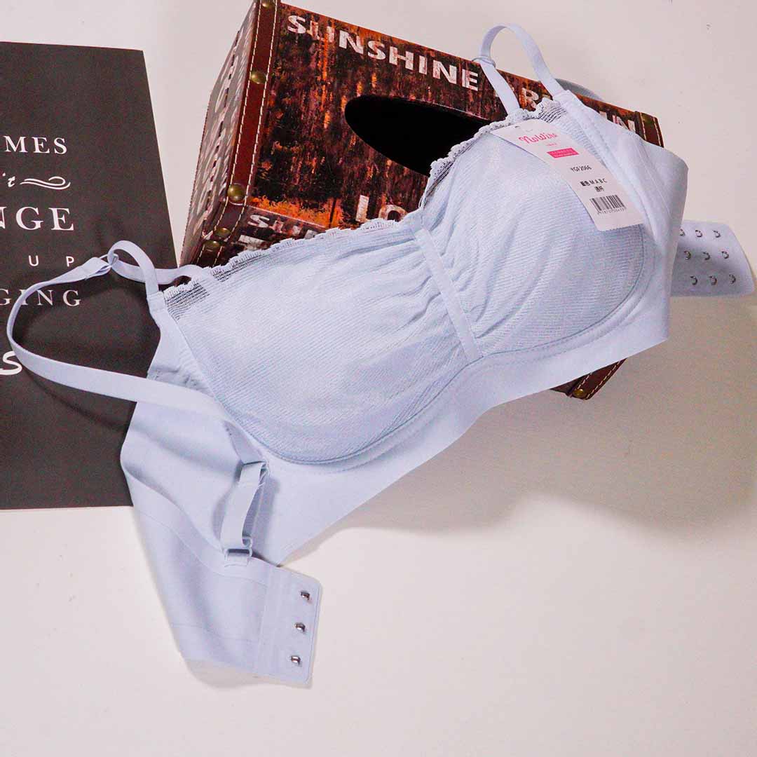 夏季性感網紗雷絲抹胸式無鋼圈內衣