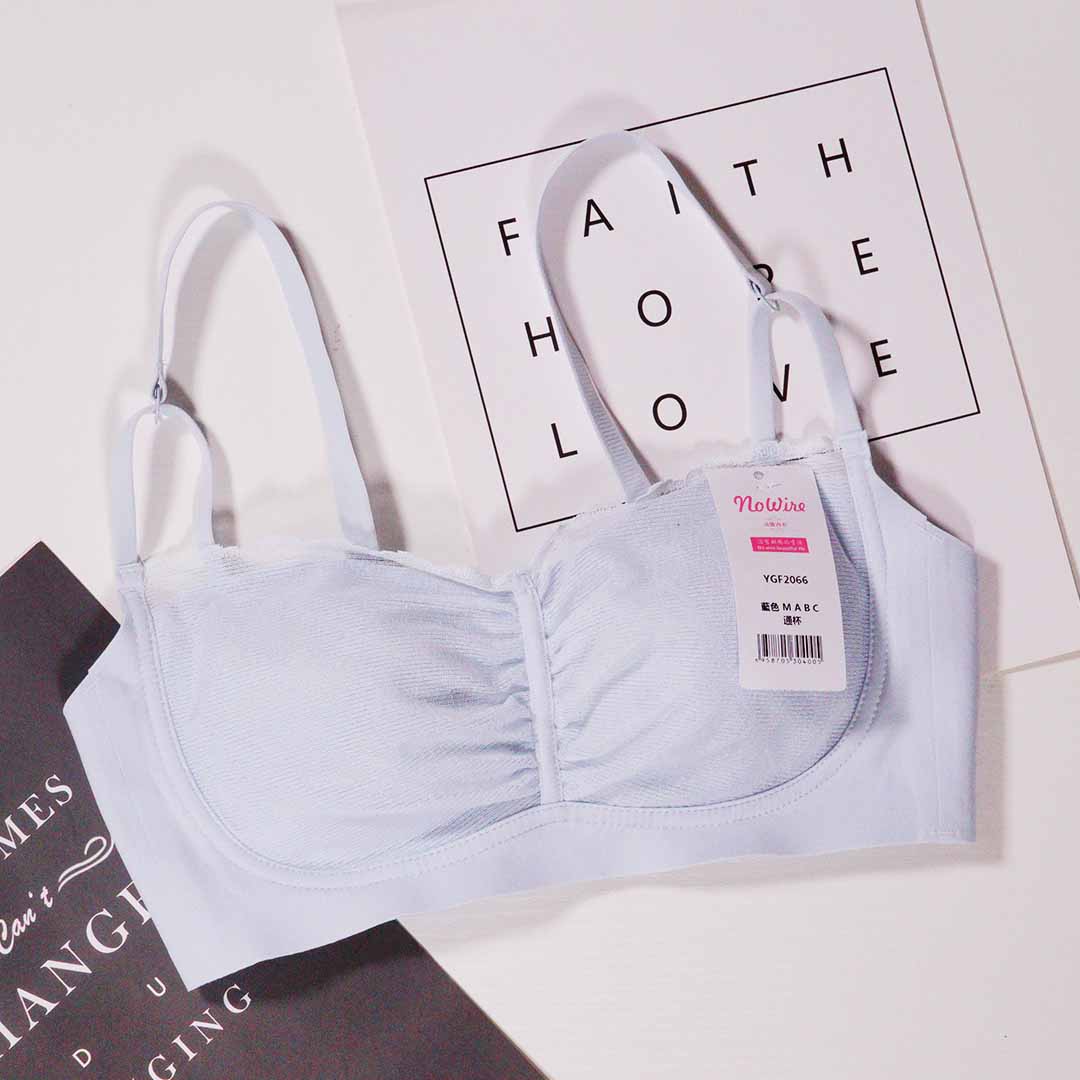 夏季性感網紗雷絲抹胸式無鋼圈內衣