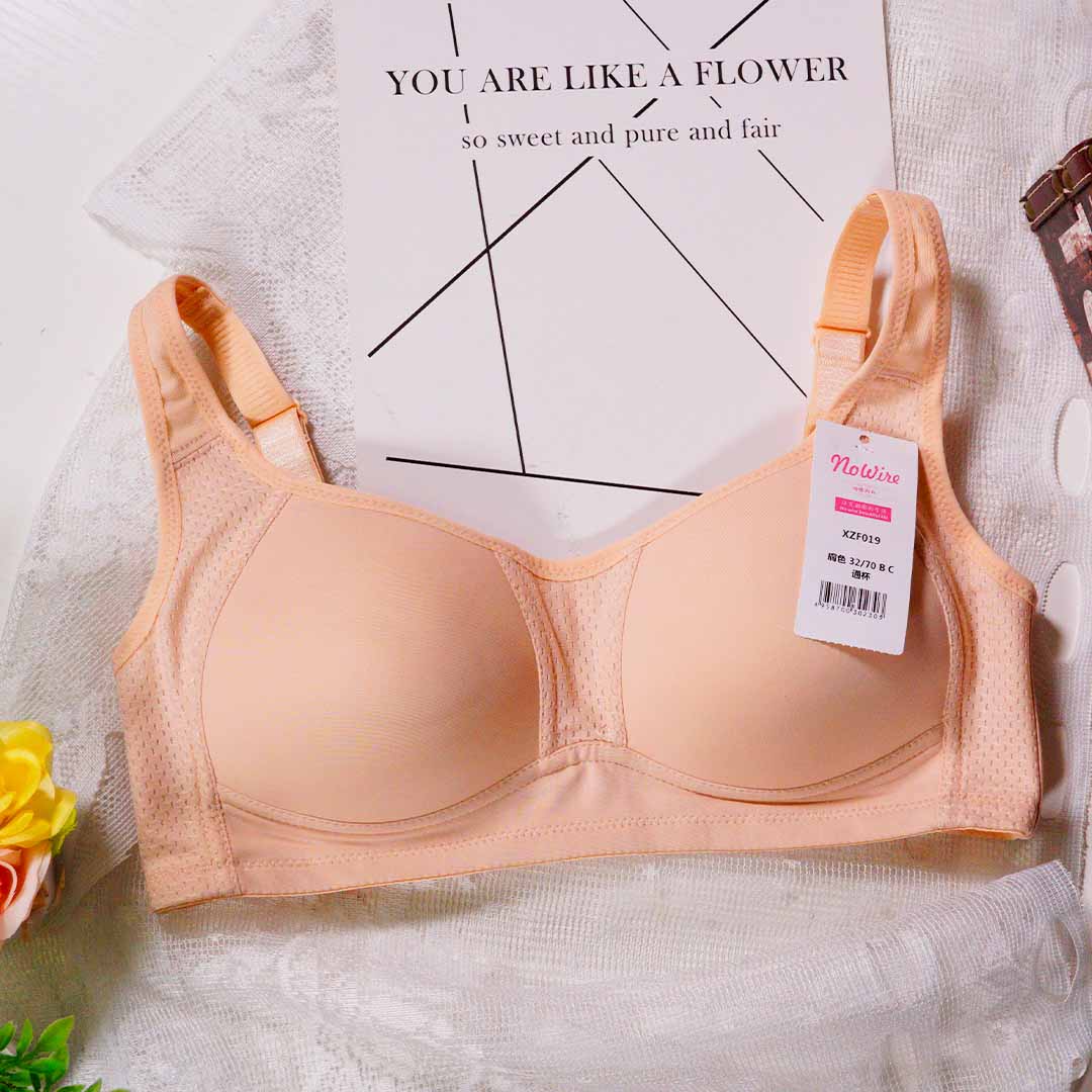 春夏季舒適透氣薄款無鋼圈T恤BRA-D杯