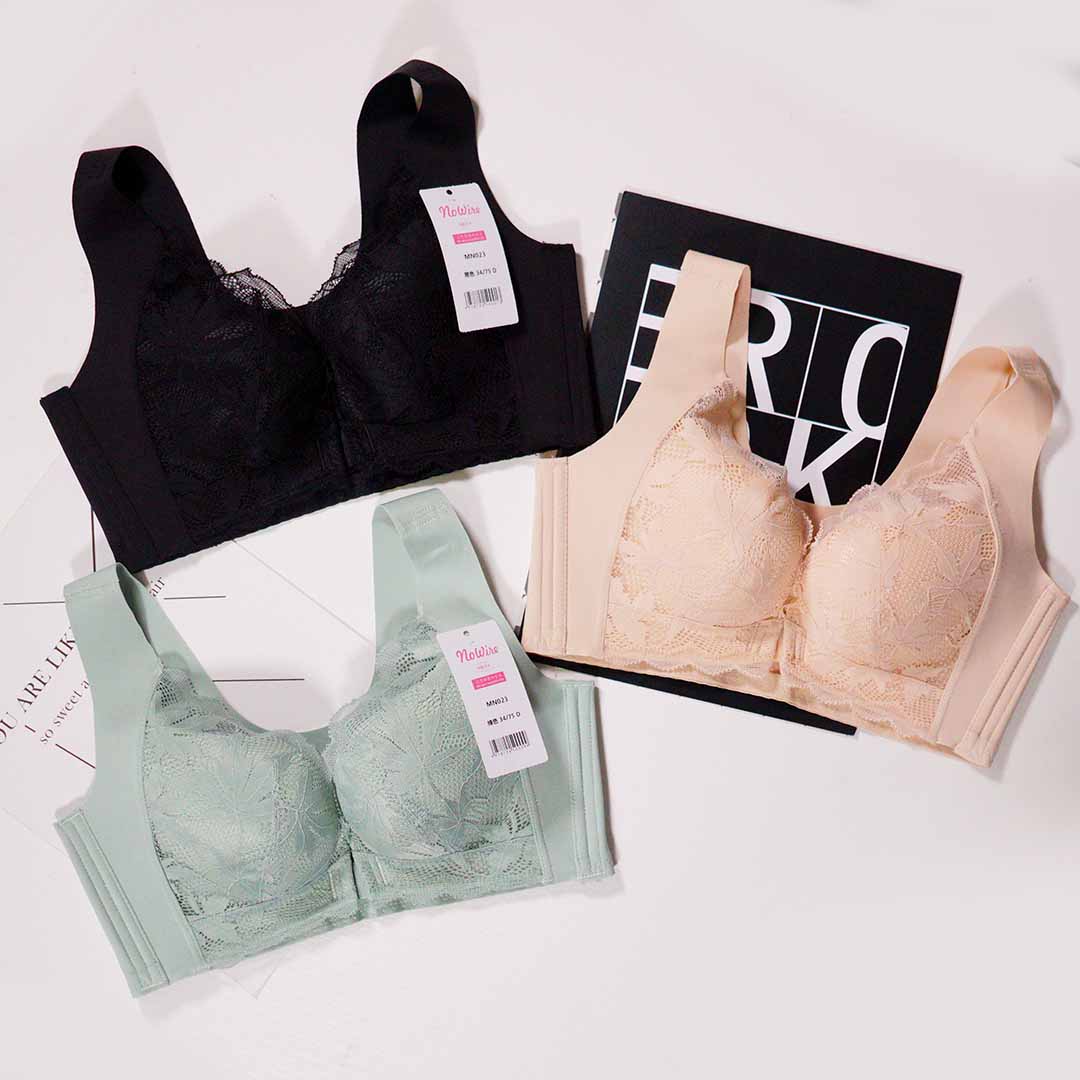 夏季薄款前扣聚攏收副乳無痕無鋼圈調整型內衣BCD杯