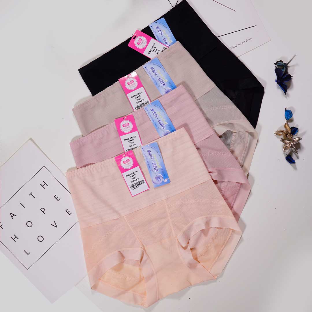 桑蠶絲吸濕透氣抑菌高腰塑身褲