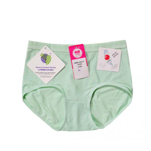 Cooling nano moisture wicking fiber flat underwear