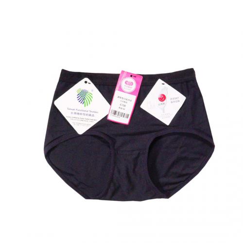 Cooling nano moisture wicking fiber flat underwear