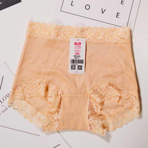 Outer silk and inner cotton express moisture wicking, gentle and breathable, comfortable underwear