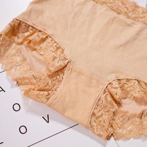 Outer silk and inner cotton express moisture wicking, gentle and breathable, comfortable underwear