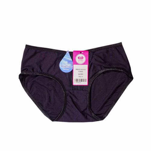 [Cool Coffee Yarn] Plain color low spine seamless T bra matching underwear