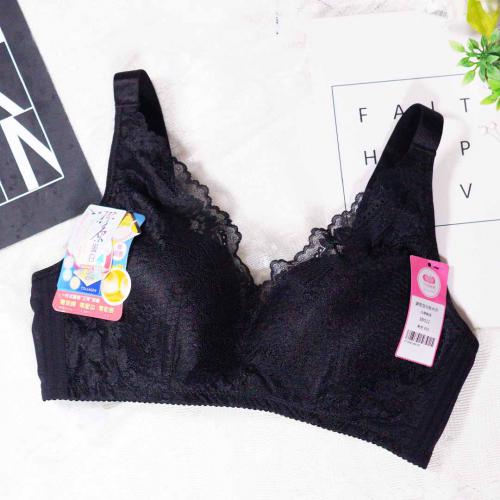 Romantic Angel Deep V Without Steel Ring Push-up Bra for Adjusting and Reducing Breast Size