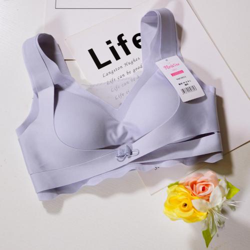 Sexy mesh support body shaping bra wireless adjustment