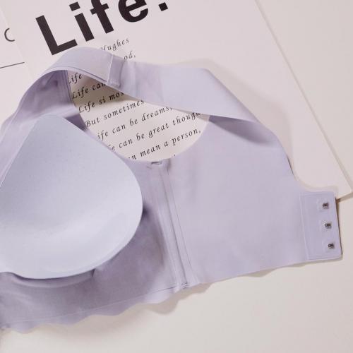 Sexy mesh support body shaping bra wireless adjustment