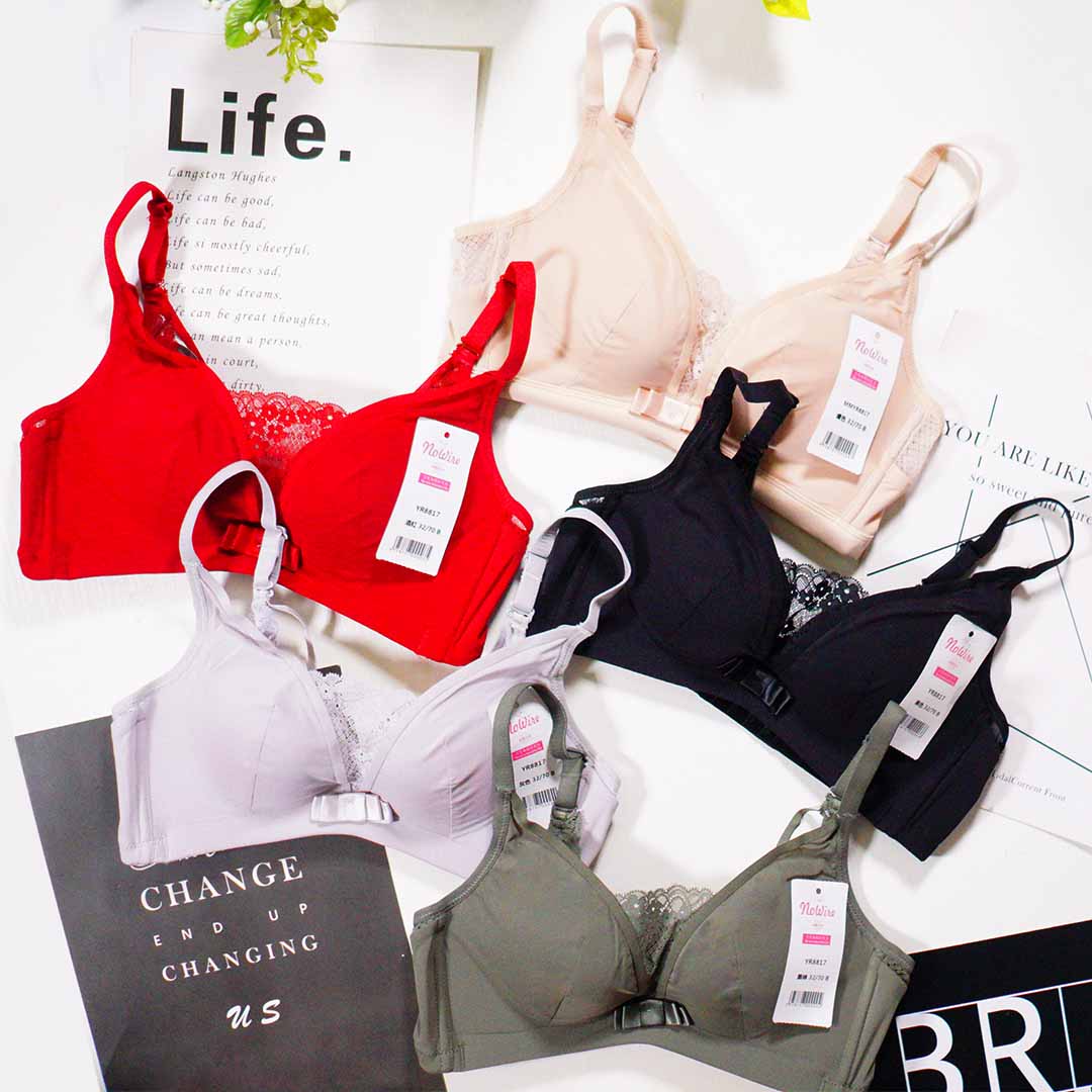 無鋼圈B杯中厚性感蕾絲美背舒適透氣內衣MM8936