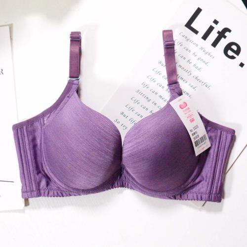 Plain-colored coffee-colored cotton lingerie set with an ultra-comfortable design featuring no bra cups and a deep V-neckline.
