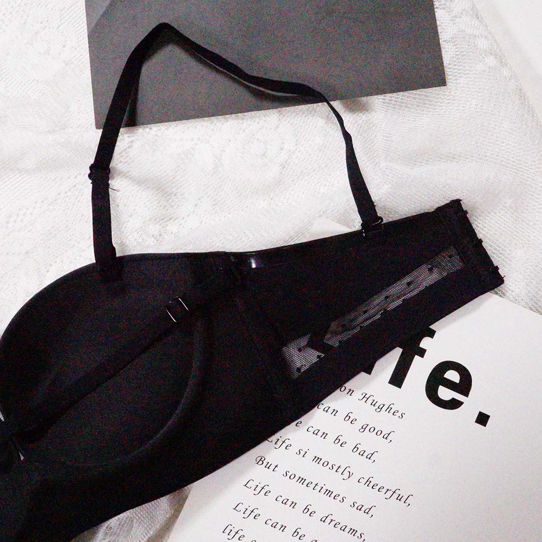 小胸性感無痕無肩帶防滑隱形時尚聚攏内衣