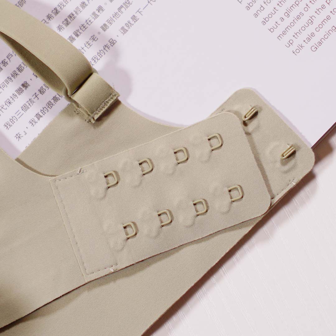 法式深V祼感無痕果凍軟支撐條無鋼圈內衣