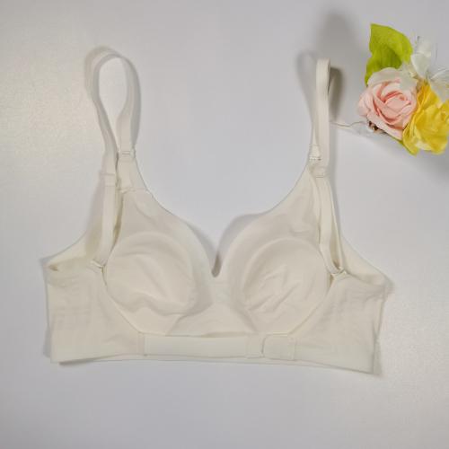 Bare ice leather single breasted invisible back without scars wirless bra