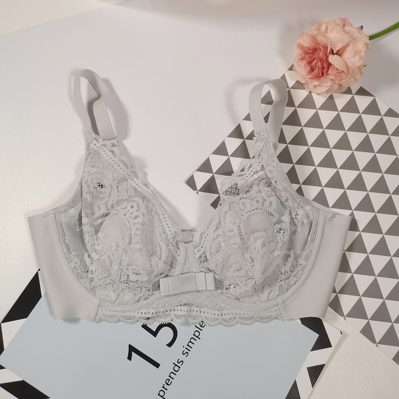 性感蕾絲軟鋼圈無海棉美體內衣