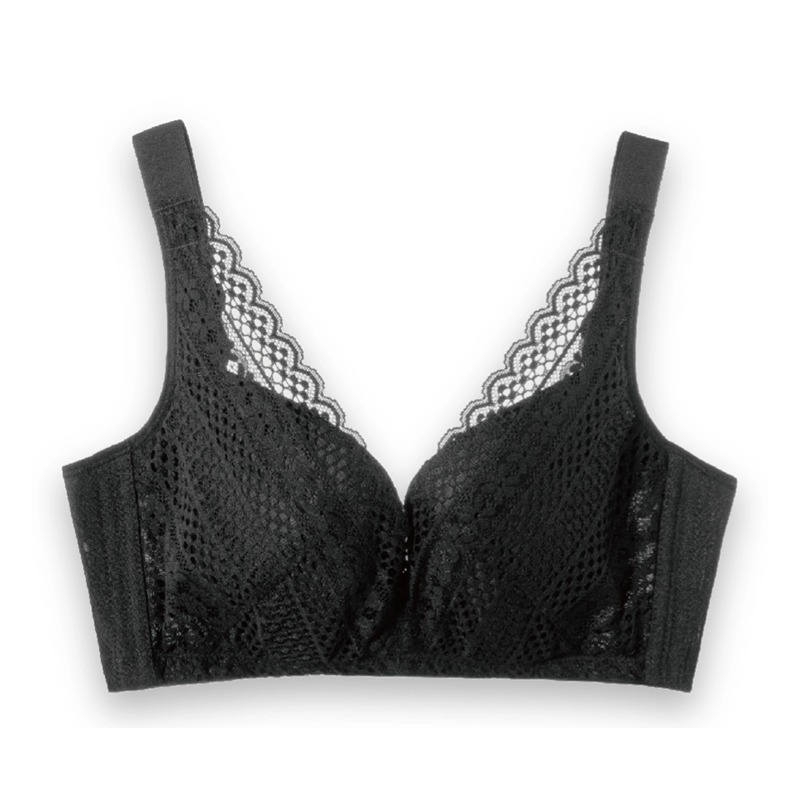 不壓胸骨側提托調整型內衣-為大胸女士開發