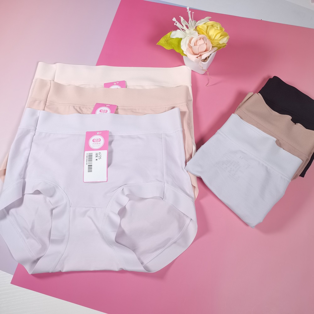 箔金蠶絲高腰立體吸濕排汗5A抗菌內褲